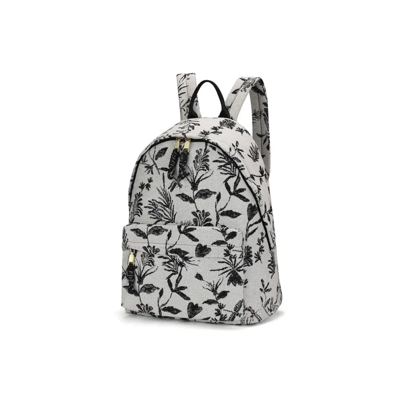 ROBERTA DI CAMERINO Fabric Lightweight Students Backpack Tubas Unisex Ink Wash Jacquard-1