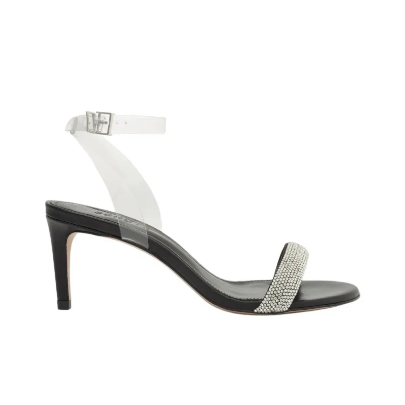 Schutz Irina Strap Sandals 7.6cm Women's Black-1