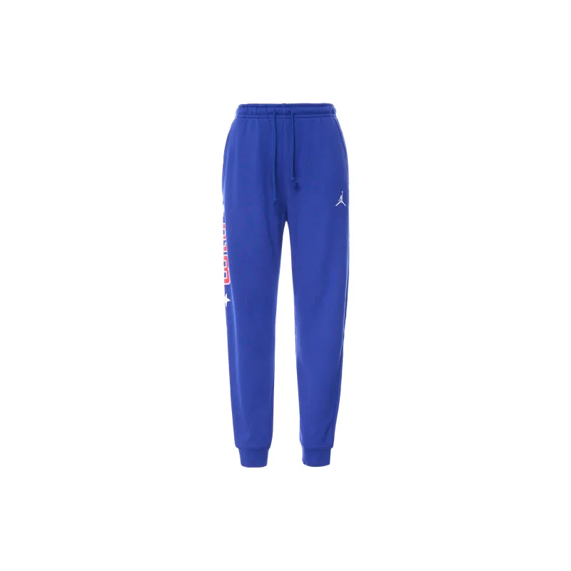 Jordan Knitted Sports Pants Men's Blue-1