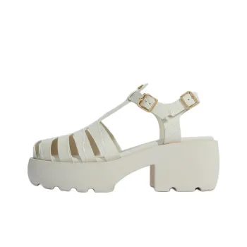 Maje Roman Sandals 7cm Women's White