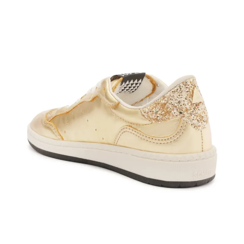 Schutz Low-Top Skateboard Shoes Women's Gold-3