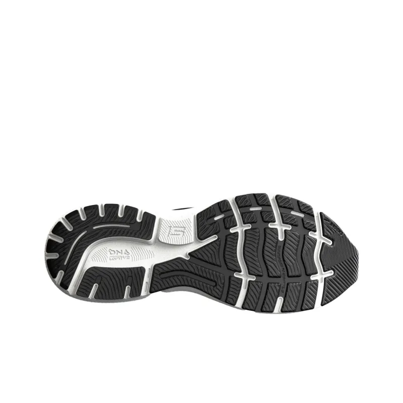 Brooks Ghost 15 Anti-Slip Wear-Resistant Low-Top Running Shoes Women's Black Silver-4