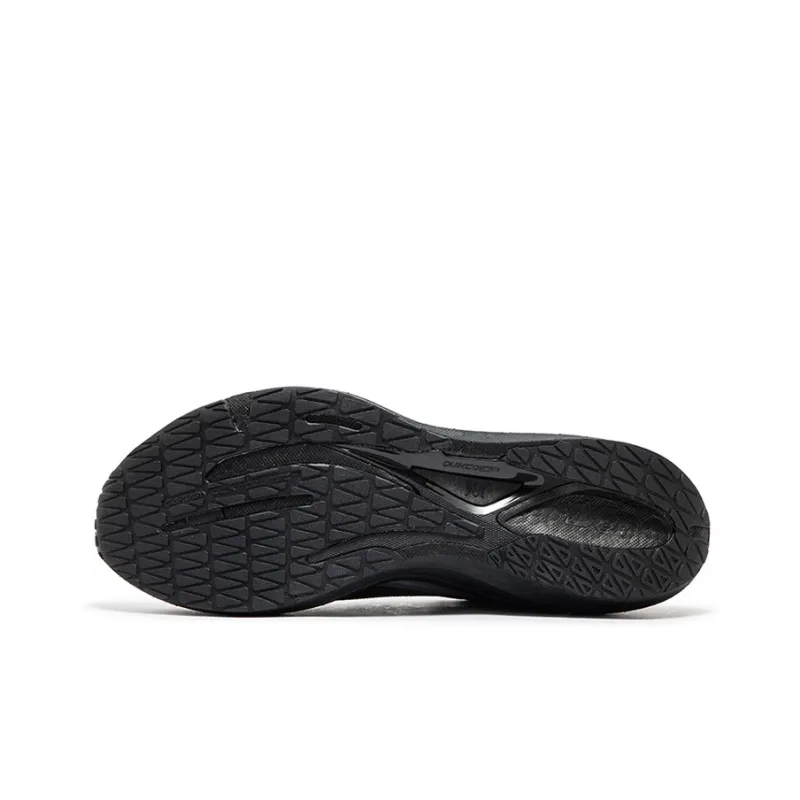 361° Cushioning Anti Slip And Wear Resistant Low Top Running Shoes Men's Black Gray-4