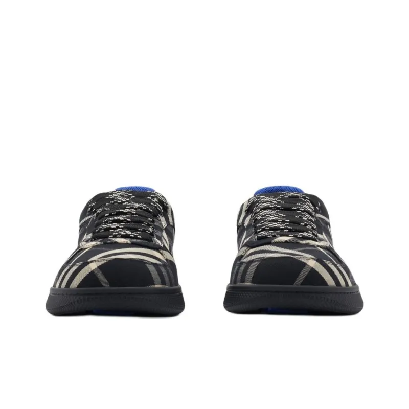 Burberry Terrace Low Top Skateboard Shoes Men's Black-2