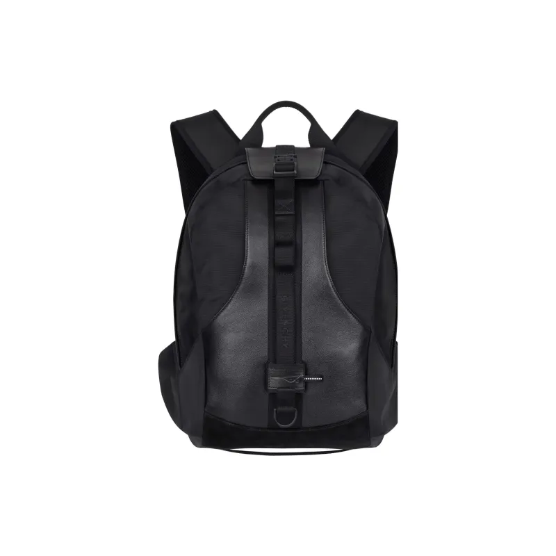 Givenchy Nylon With Leather Backpack Medium Size Men's Black-4