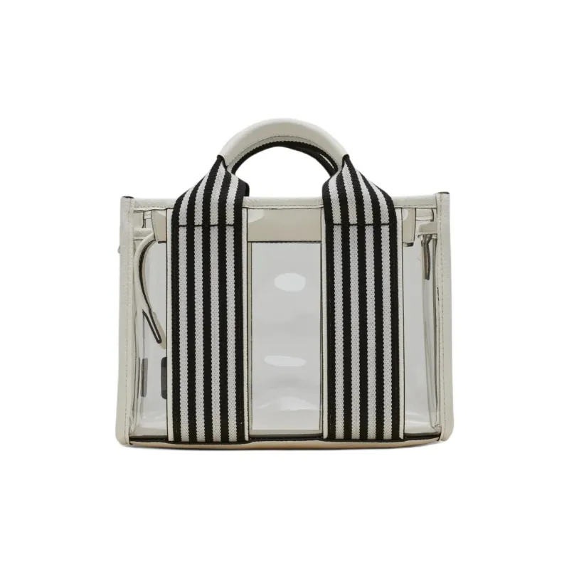 DKNY Thermoplastic Polyurethane Handbag Small Size Women's White-2