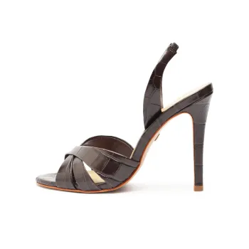 Schutz Keefa Strap Sandals 10.5cm Women's Black