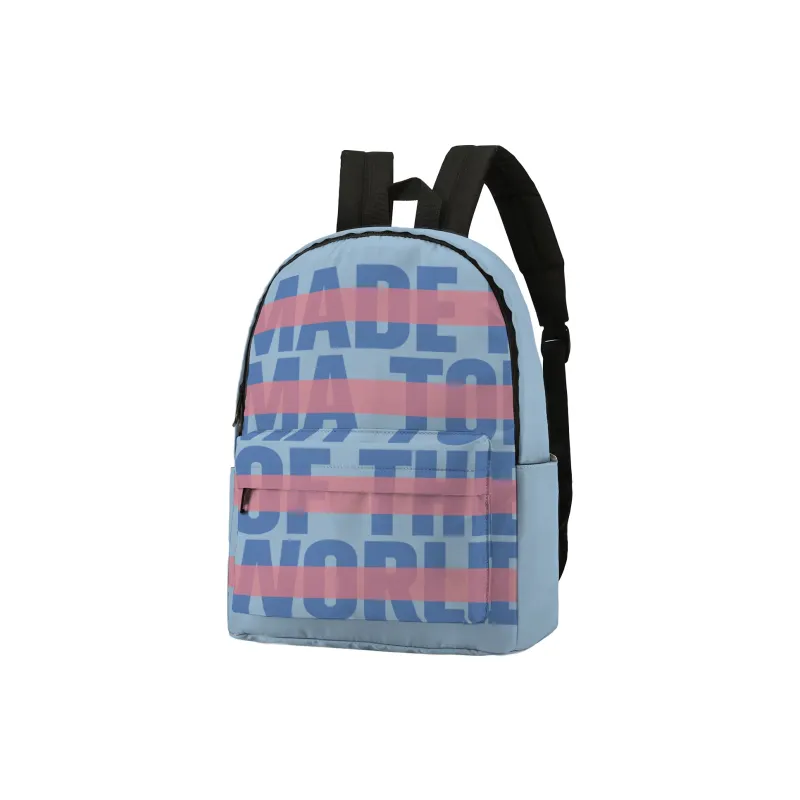 ONRF SOUNDBYTE Collaboration Polyester Water Repellent Backpack Medium Size Unisex White-36