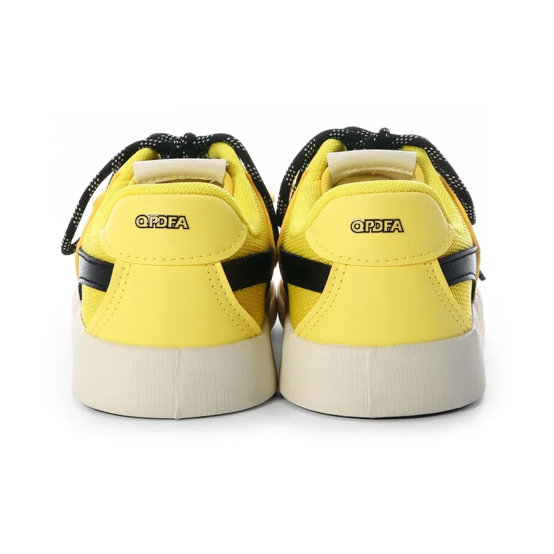 Lovely You Lightweight Low Top Skateboard Shoes Women's Lemon-3