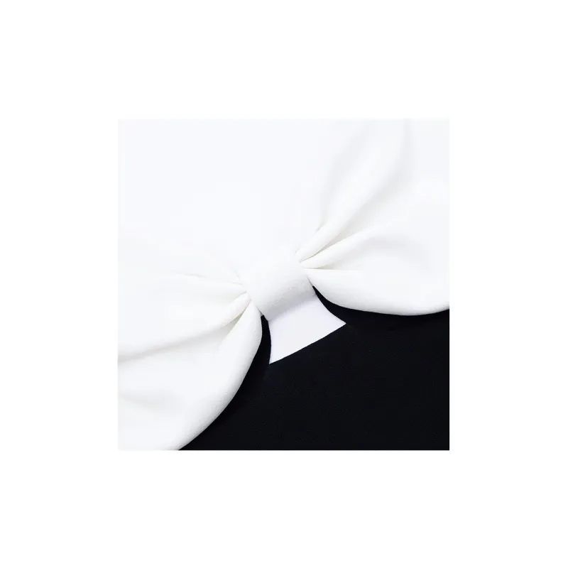 Self-portrait Other Top Women's Black White Color Blocking-2