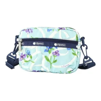 LeSportsac Polyester Crossbody Bag Shoulder Bag Women's Light Blue