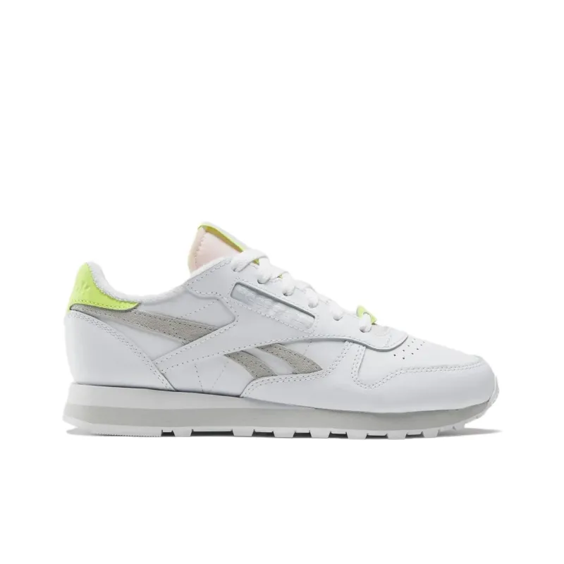 Reebok Women's Classic Leather 'White Acid Yellow' Women's-1