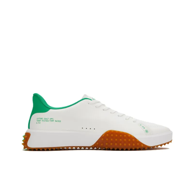 GFORE G.112 Low Top Golf Shoes Men's White Green-1