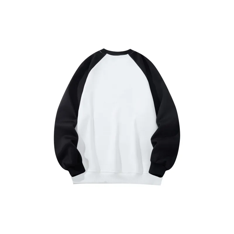 BOBBY ABLEY Patchwork Color Blocking Loose Fit Casual Heavyweight Crew Neck Pullover Sweatshirt Unisex-1