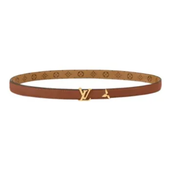 LOUIS VUITTON Pretty Lv 20mm Reversible Belt