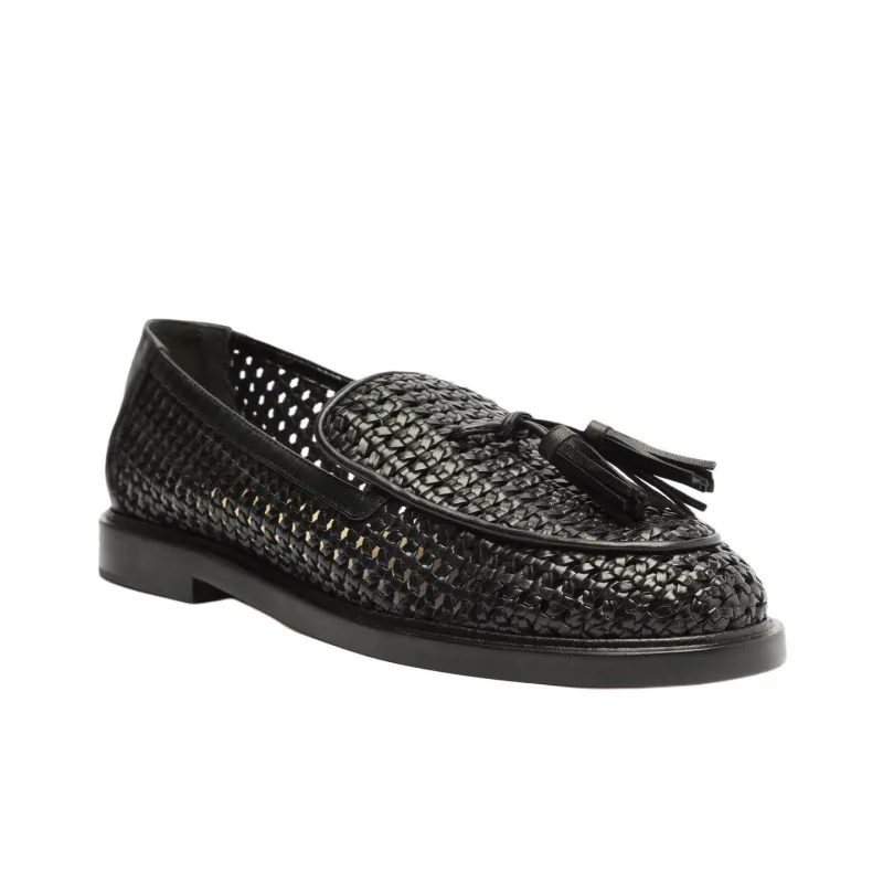 Schutz Hanna Loafers Women's Black-2
