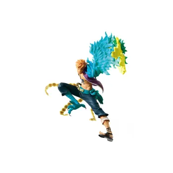 BANPRESTO One Piece Scultures Big BANPRESTO Colosseum 6 Volume 6 Marco Re Run Figure Blue