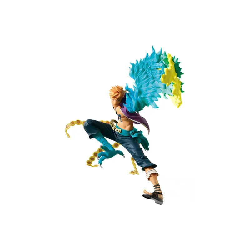 BANPRESTO One Piece Scultures Big BANPRESTO Colosseum 6 Volume 6 Marco Re Run Figure Blue-0