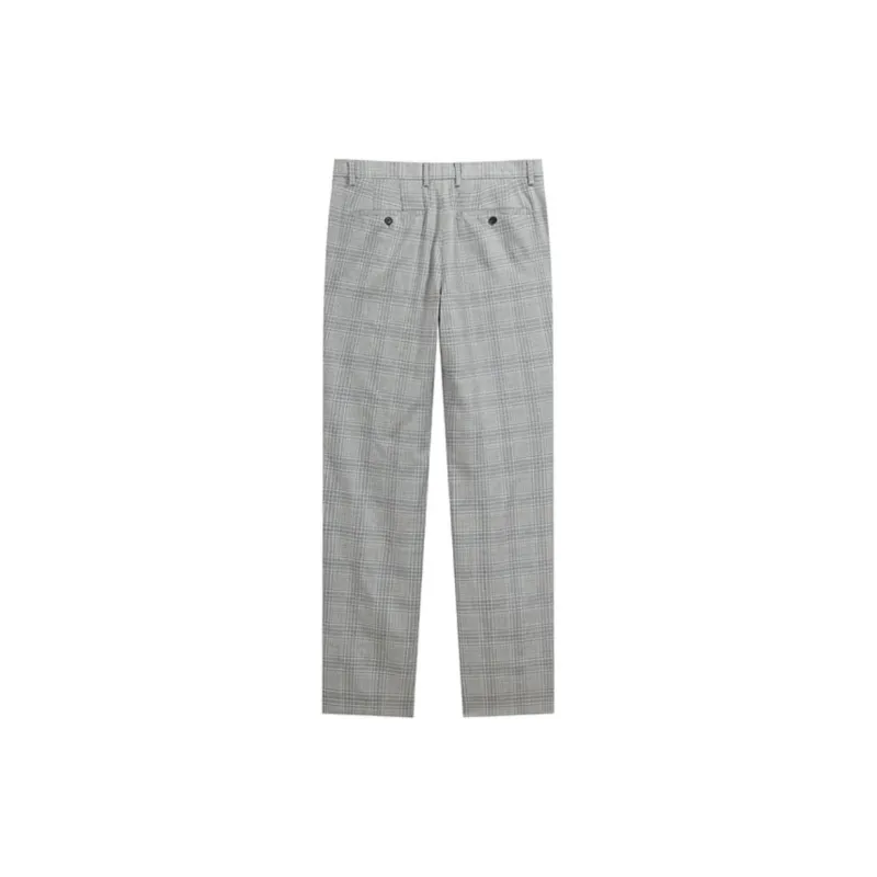 ZIOZIA Suit Trousers Men Gray-1