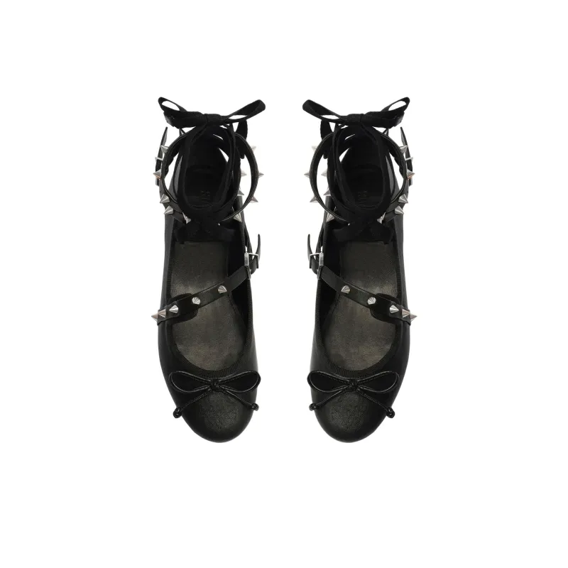 Schutz Larissa Casual Single Shoes Women's Black-4