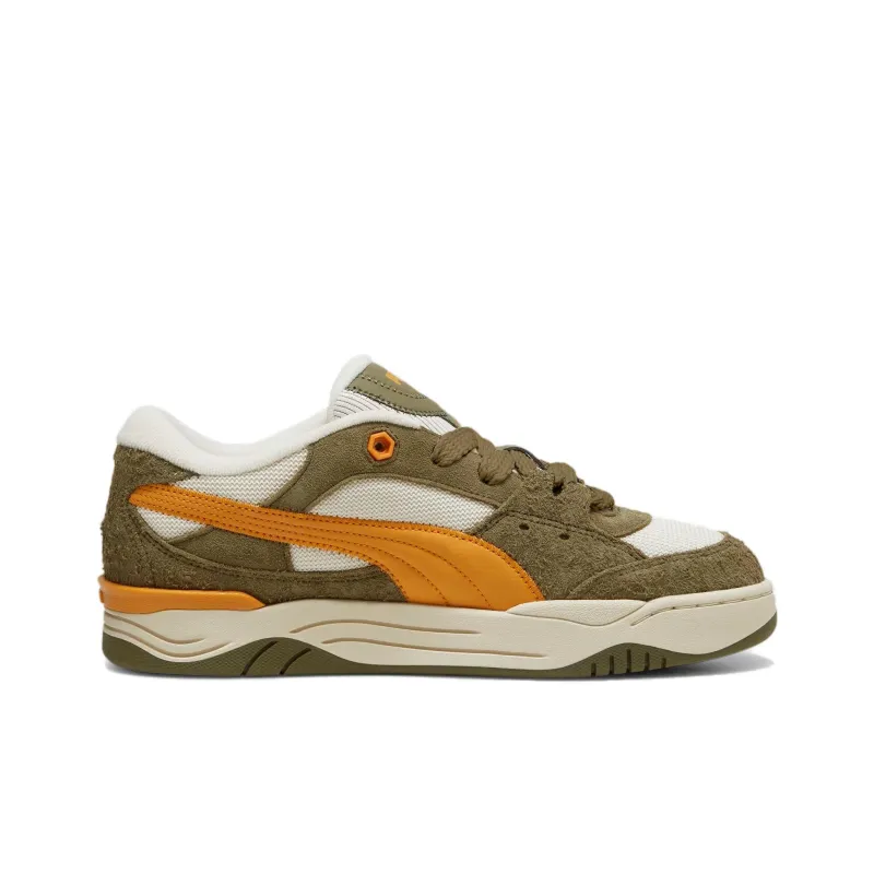 PUMA 180 Leather Anti Slip And Wear Resistant Breathable Low Top Casual Shoes Unisex Olive Green-1