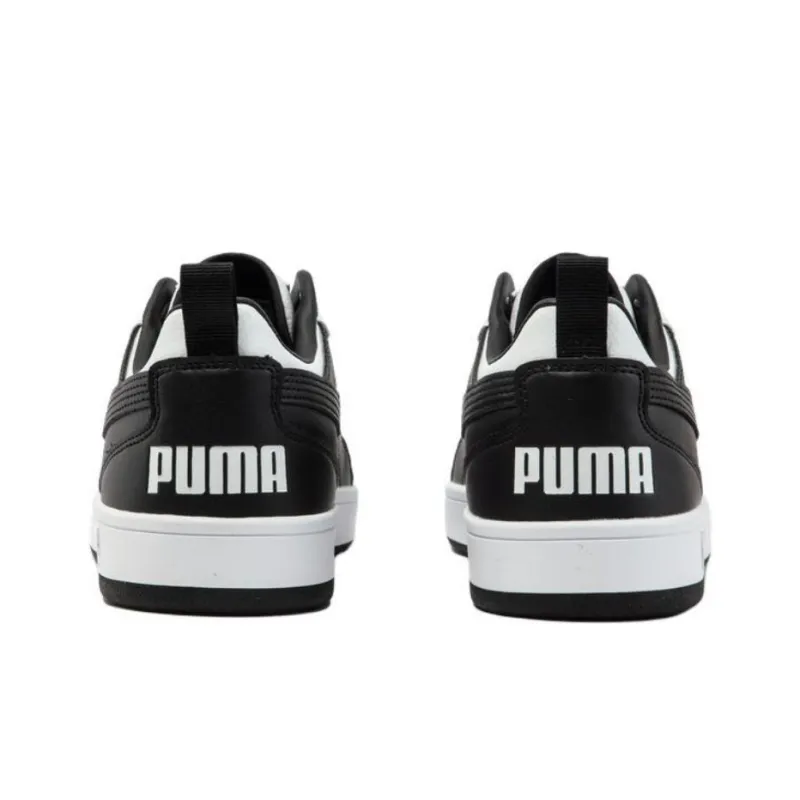 PUMA DRIBBLE Anti Slip And Wear Resistant Breathable Low Top Skateboard Shoes Unisex White Black-3