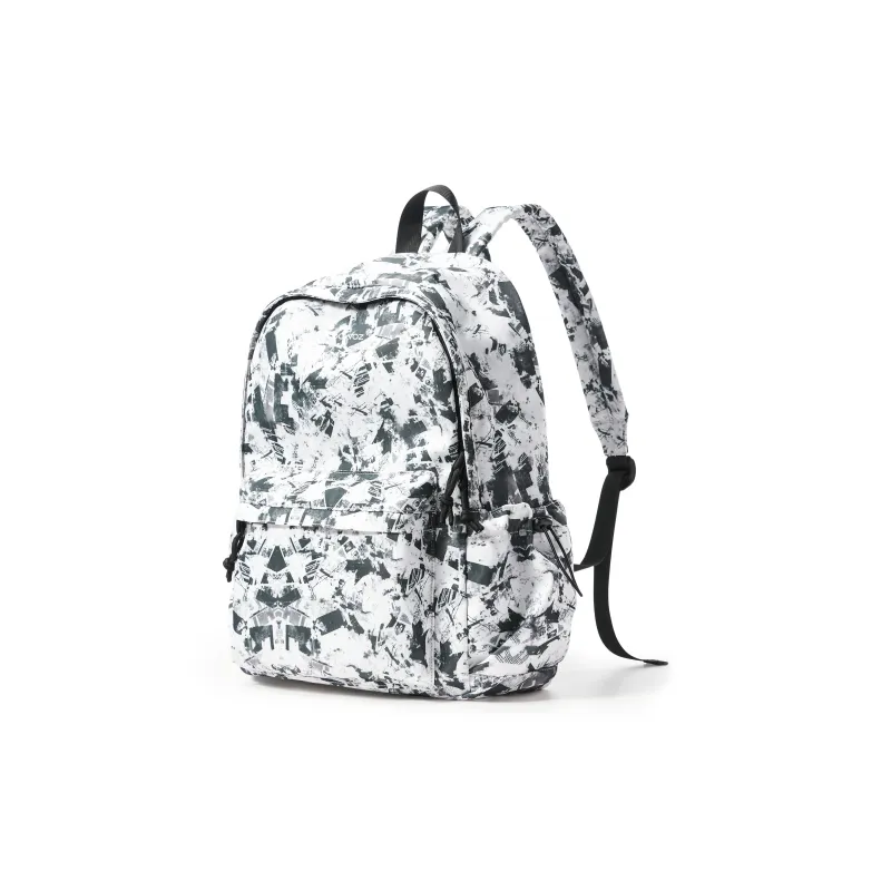 COOWOZ Fabric Backpack Laptop Bag Backpack Unisex Black And White All Over Print-2