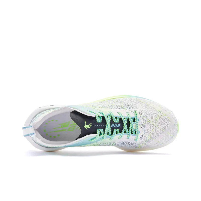 QIAODAN Flying Shadow PRO Running Shoes Men Low Top Jordan White Rain Blue-3