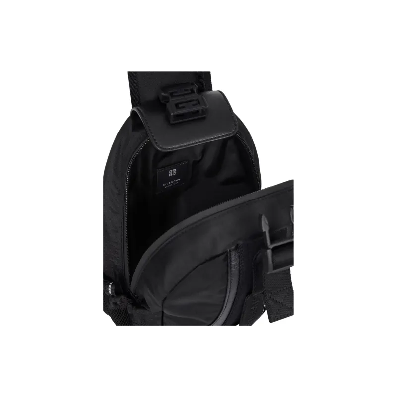 Givenchy Nylon Shoulder Bag, Crossbody Bag Women's Black-4