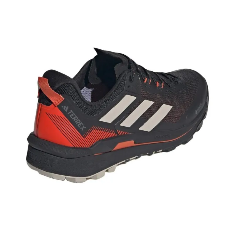 Adidas Terrex Skychaser Tech Low Gore Tex Core Black Wonder Beige Semi Impact Orange-3