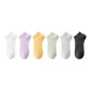 6 Pack (White+Light Purple+Light Yellow+Black+Light Green+Light Gray)