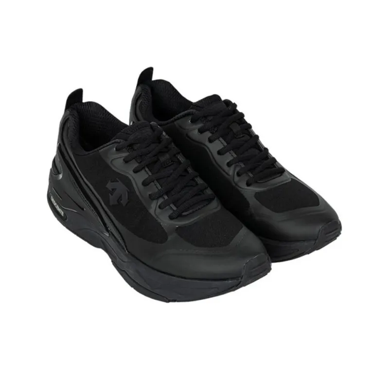 DESCENTE Cushioning Wear Resistant Low Top Running Shoes Unisex Black-2
