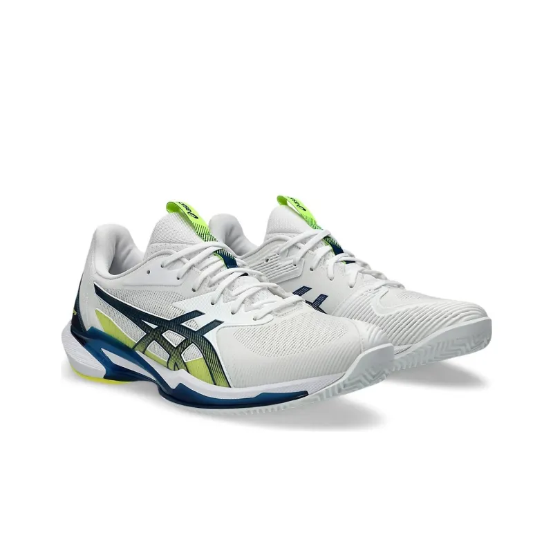 Asics Solution Speed Ff 3 Clay White Mako Blue-1