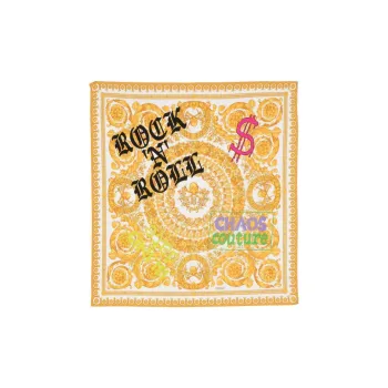 VERSACE 2010s Baroque print Scarf