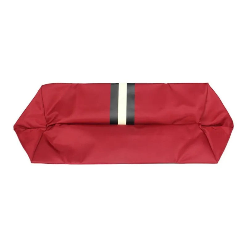 BALLY Nylon With Leather One Shoulder Handbag, Travel Bag Women's Red-3