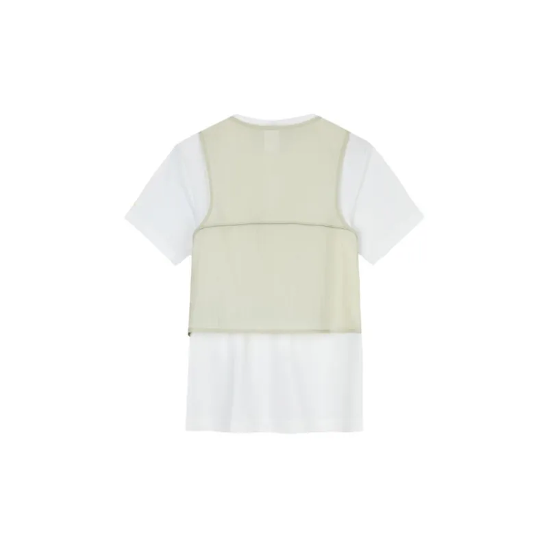 Anta T Shirt Women's Papyrus White/Misty Bamboo-1