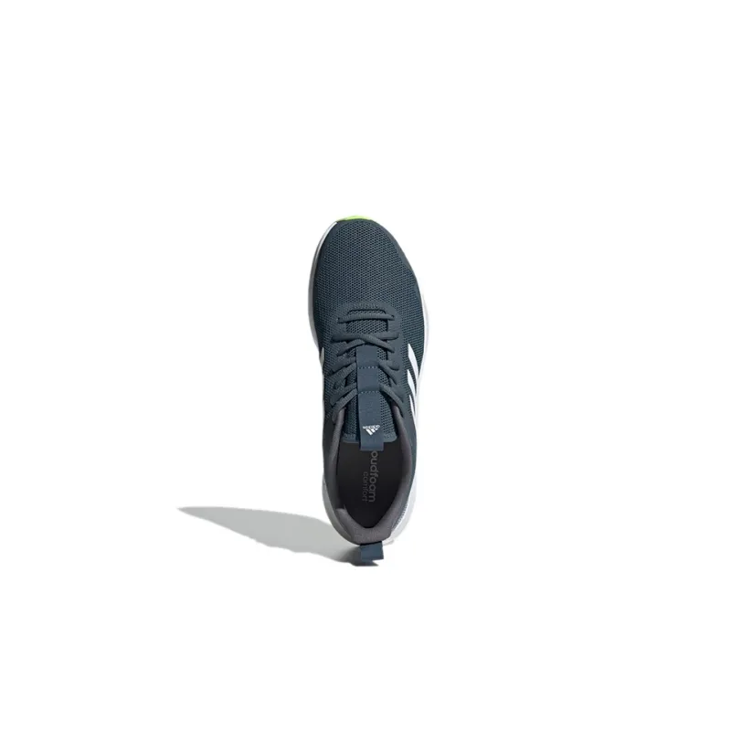 Adidas Fluidstreet Breathable Low-Top Running Shoes Men's Blue White-4