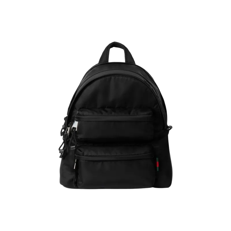 GUCCI Nylon Backpack Medium Size Men's Black-0