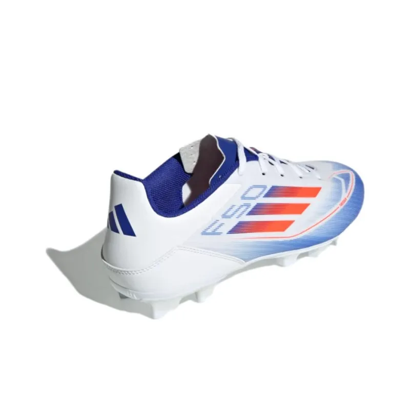 Adidas F50 Club Flexible Ground Cloud White Solar Red Lucid Blue-3