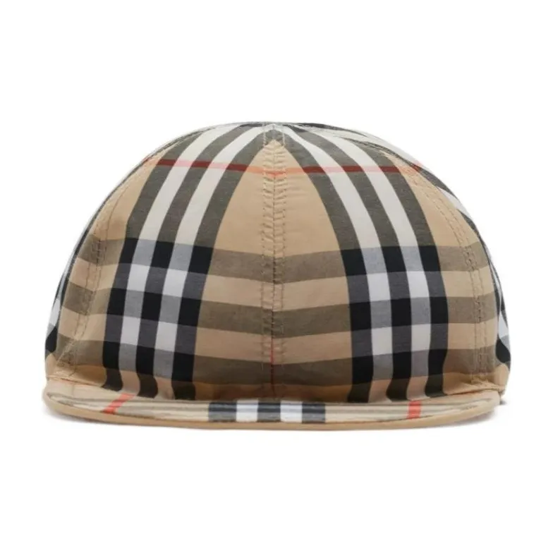 Burberry Ekd Embroidered Checked Reversible Cap-1