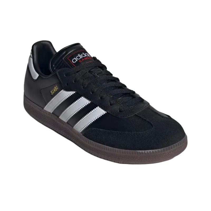 Adidas Samba Indoor Core Black Cloud White Vivid Red-2