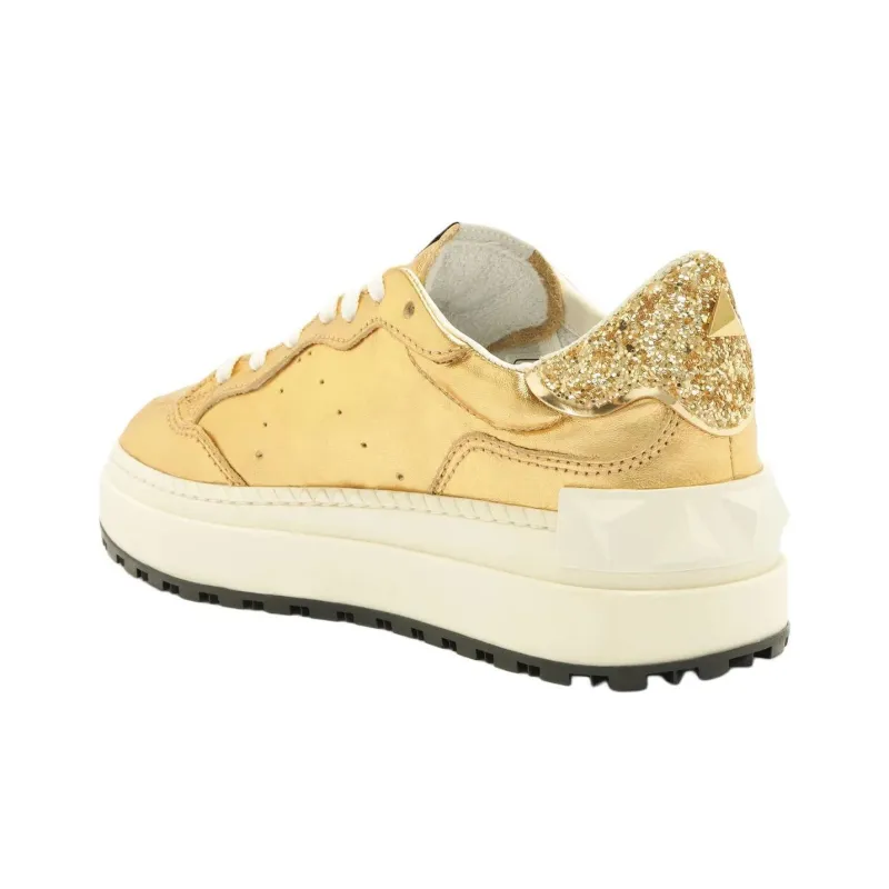 Schutz St-Bold Casual Shoes 4.6cm Women's Gold-3
