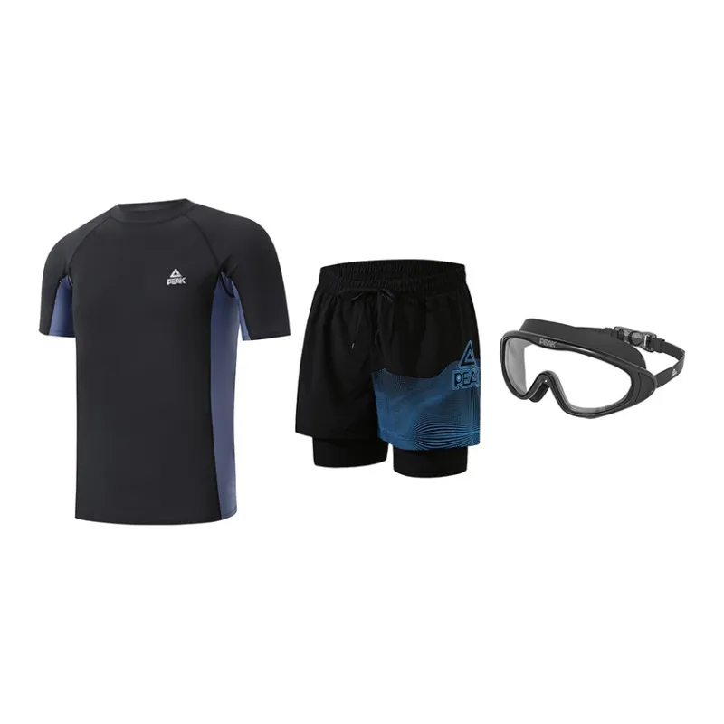 PEAK Swimming Sets Polyester Hot Spring Beach Men's Plus Size-9