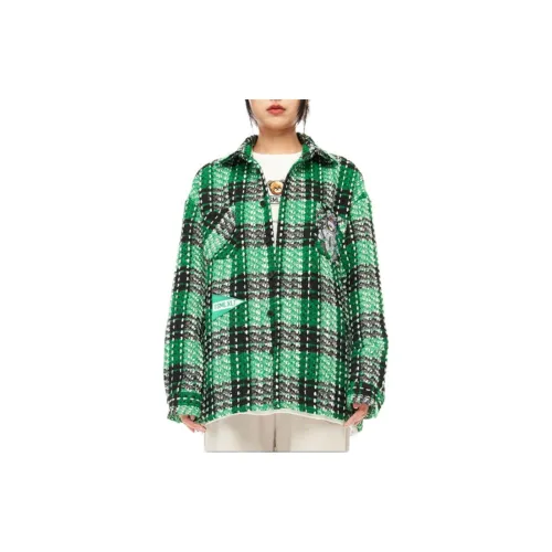 TSMLXLT Jackets Unisex Black/Green Plaid