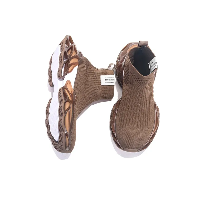 DAFK Cushioning, Abrasion Resistant, Breathable, Height Increasing High Top Running Shoes Men's-18