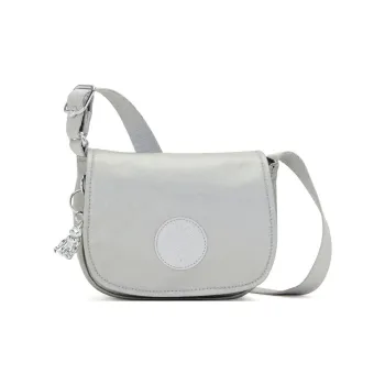 Kipling Polyamide Crossbody Bag, Shoulder Bag Women's Bright Metallic