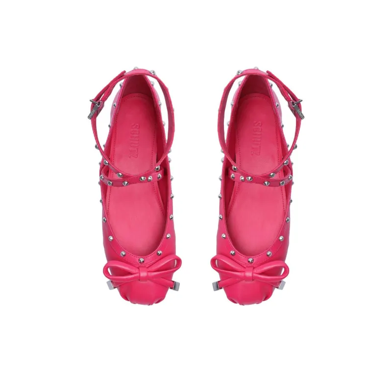 Schutz Larissa Casual Single Shoes Women's Pink-4