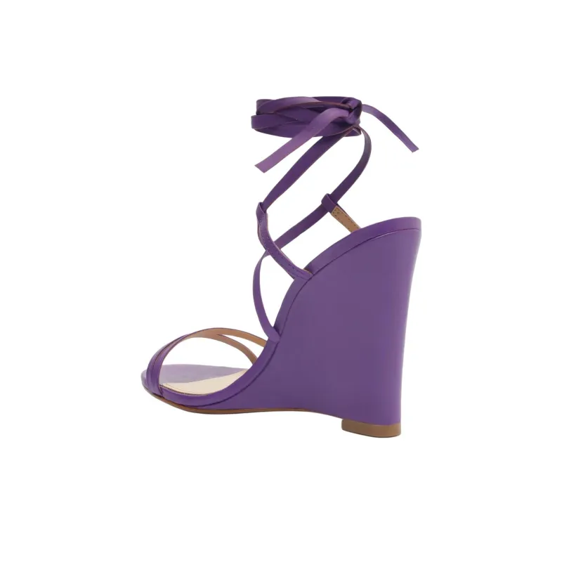 Schutz Deonne Strap Sandals 10.5cm Women's Purple-3