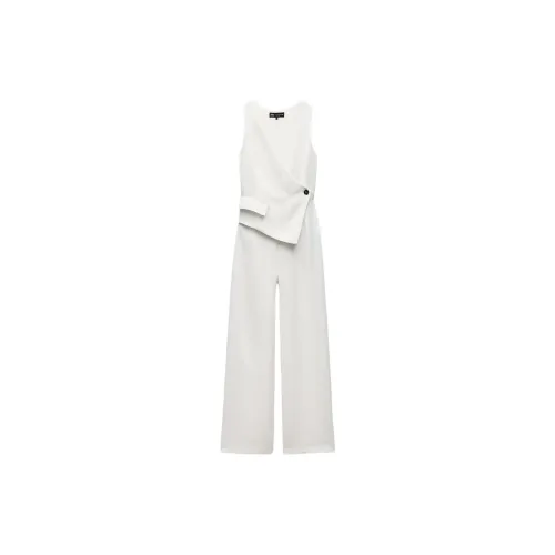 ZARA Jumpsuits Women's White