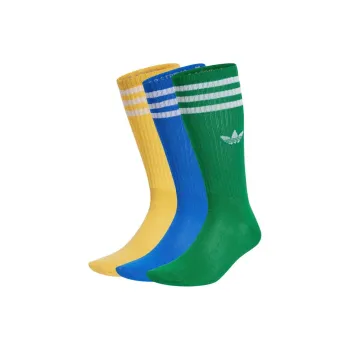 Adidas Originals SOLID CREW SOCKS 3 PAIRS Mid Calf Socks Unisex 3 Pack